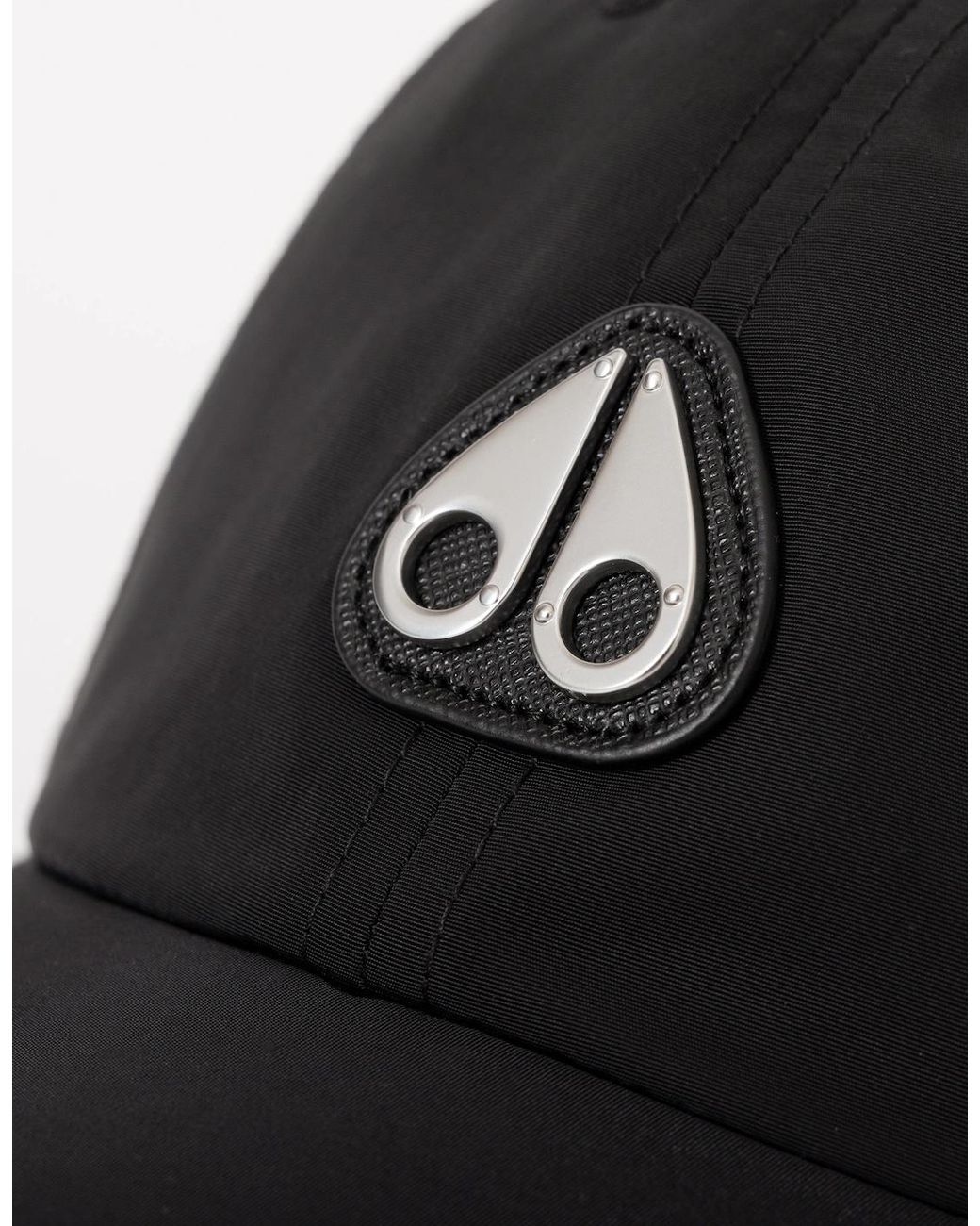 Moose Knuckles Black Cap for men
