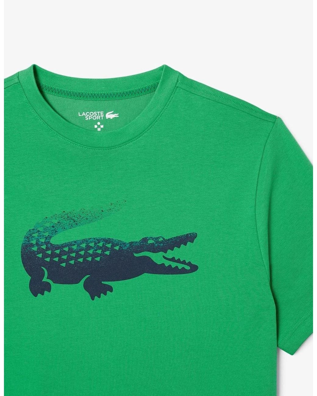 Lacoste Green Medvedev Tennis T Shirt for men