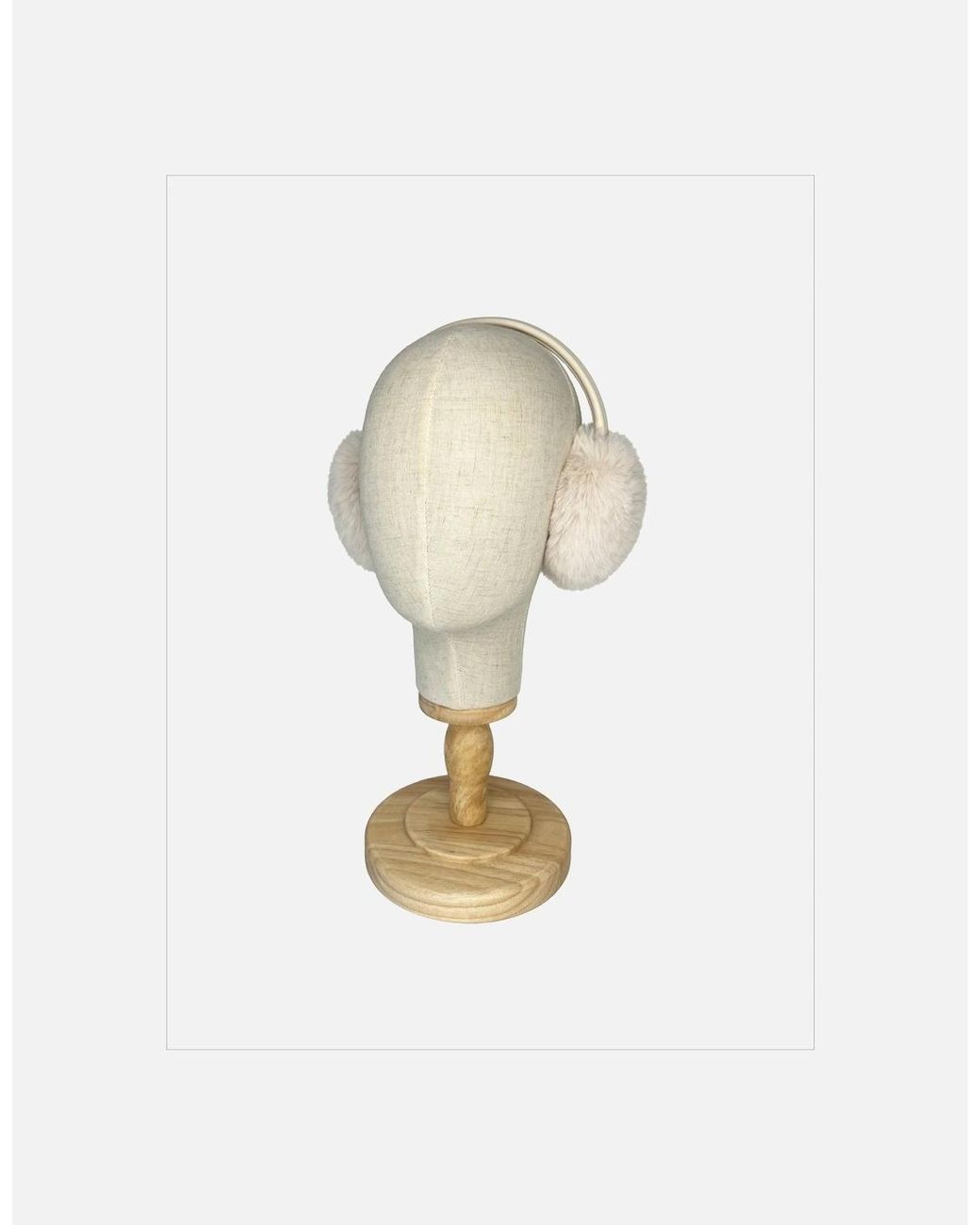 Nooki Design White Estella Earmuff-Oatmeal