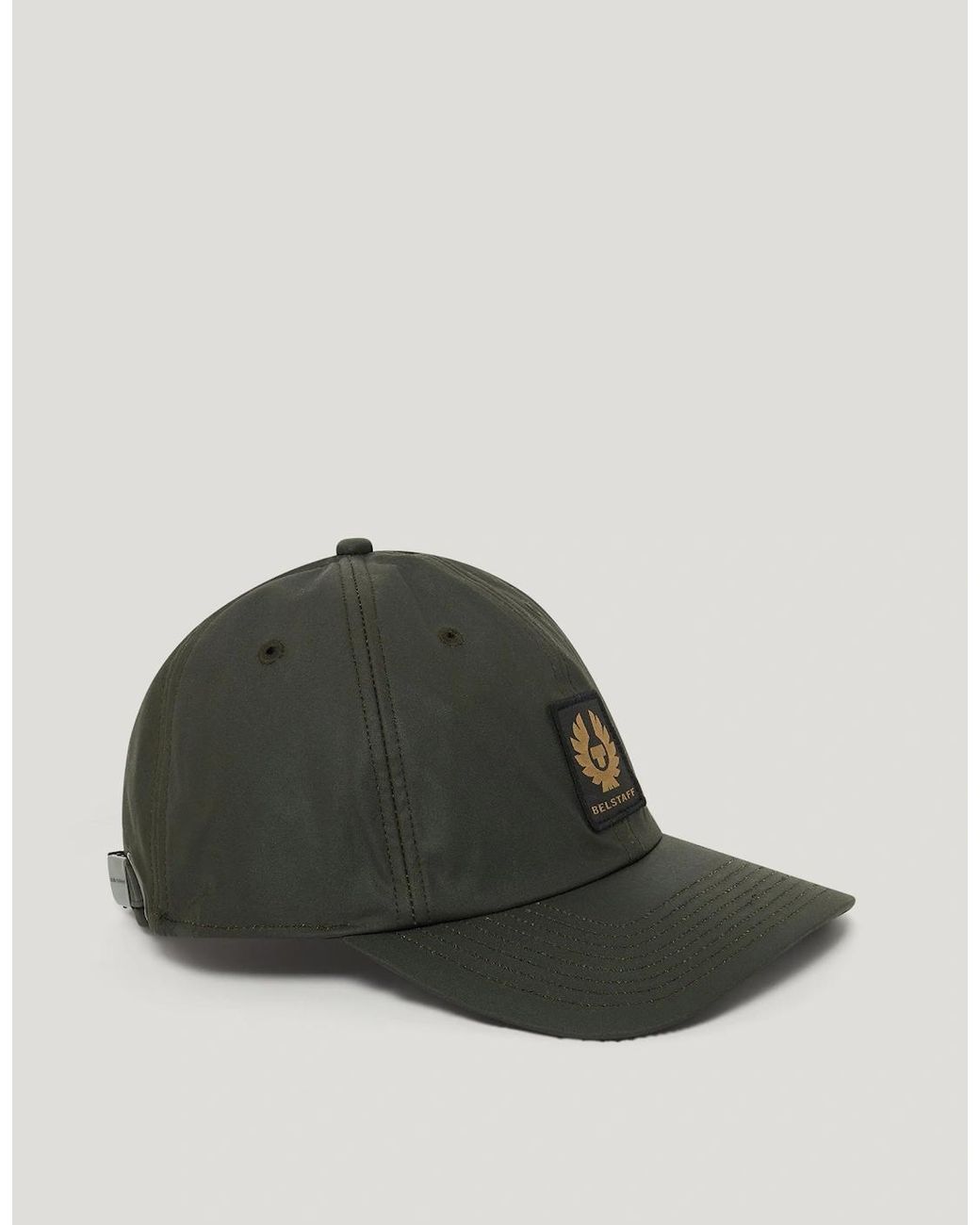 Belstaff Green Phoenix Patch Wax Cap for men