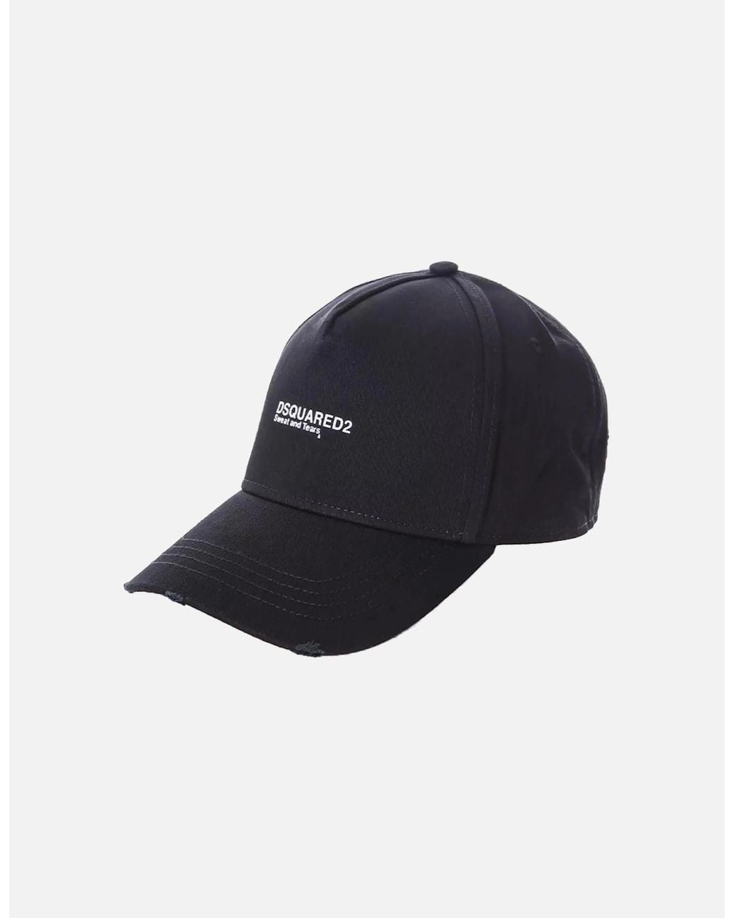 DSquared² Blue Sweat And Tears Baseball Cap for men