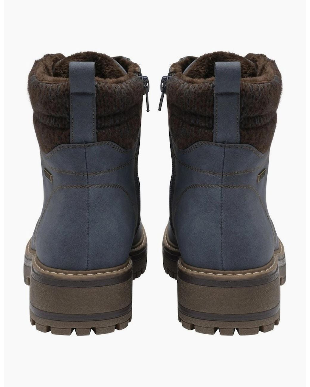 Lotus Black Stefani Ankle Boots