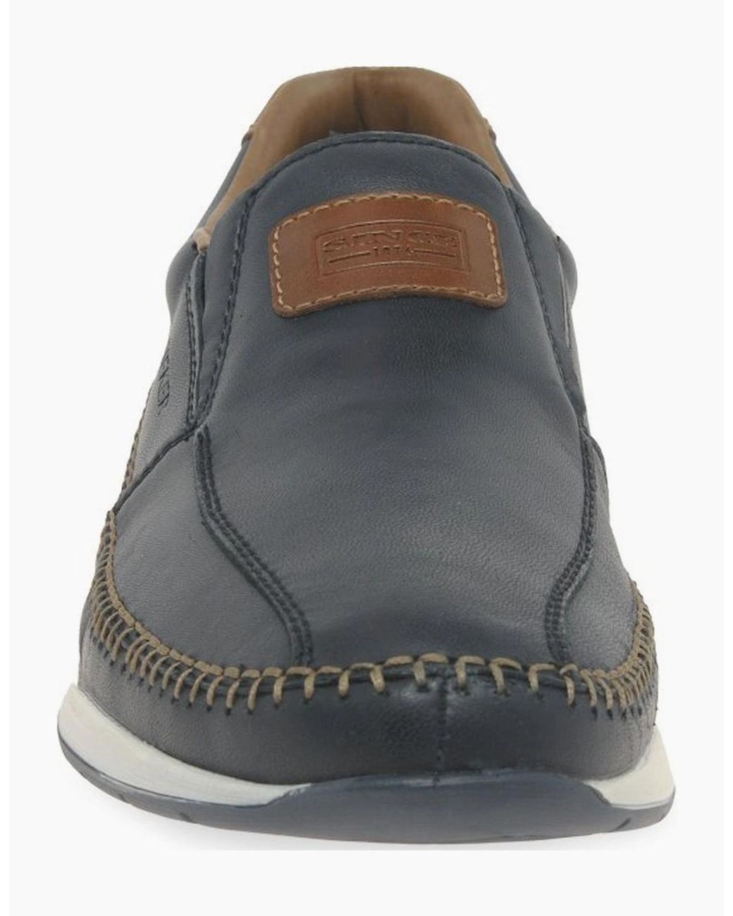 Rieker Blue Tempo Slip On Shoes for men