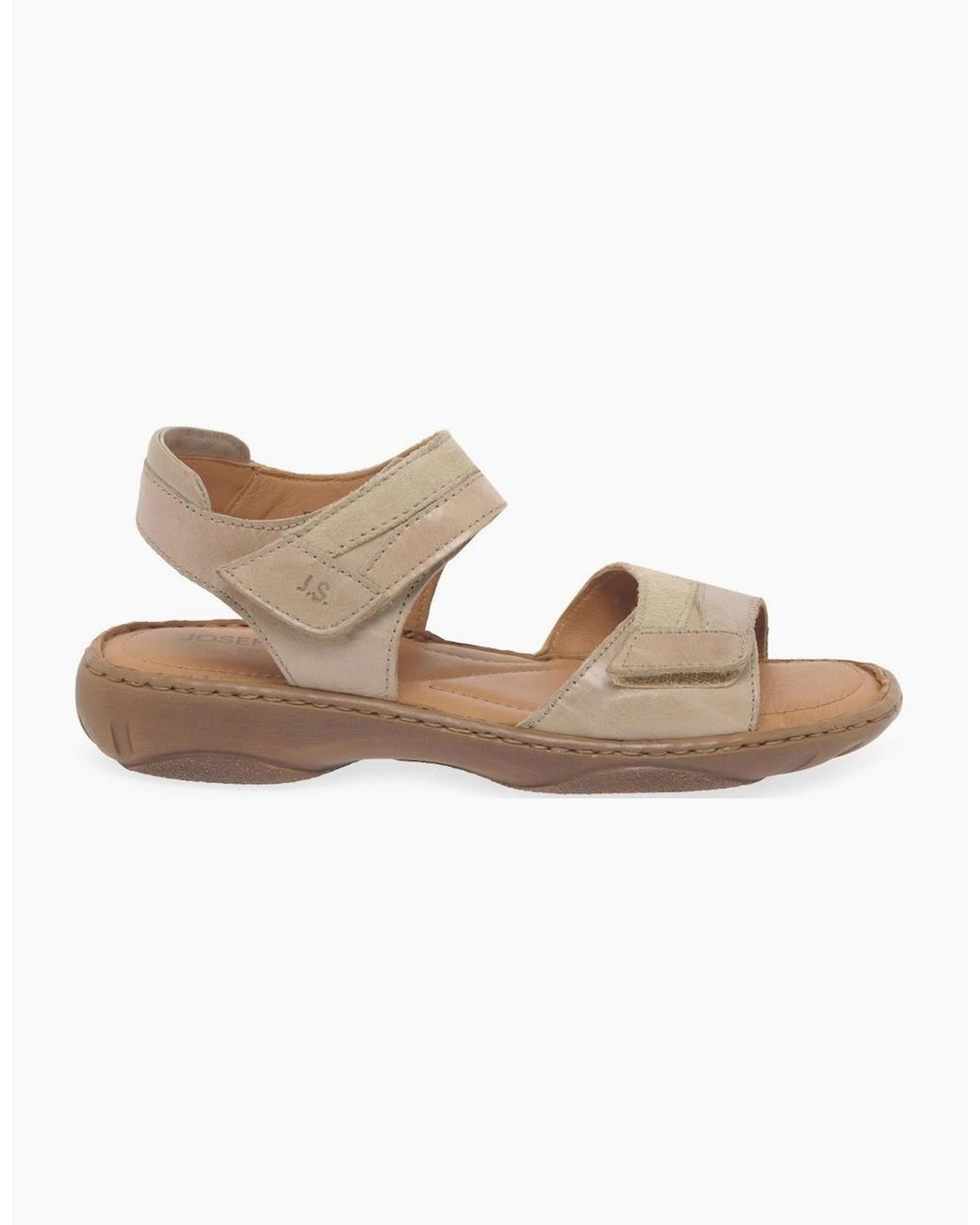 Josef Seibel Natural Debra 19 Leather Sandals