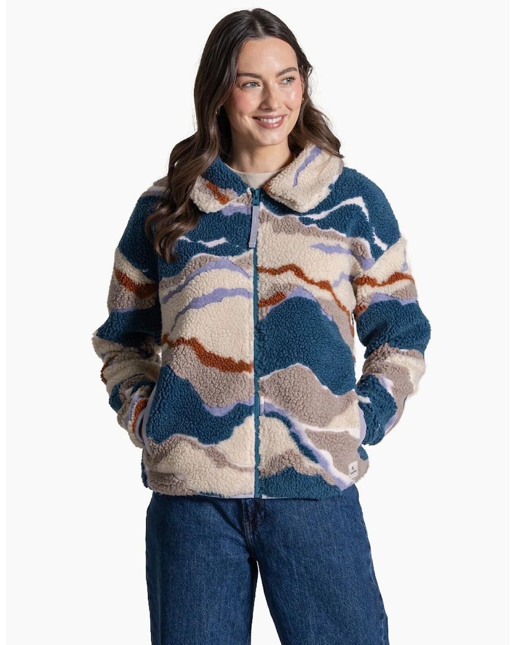 Craghoppers Blue Ulvi Full Zip Fleece