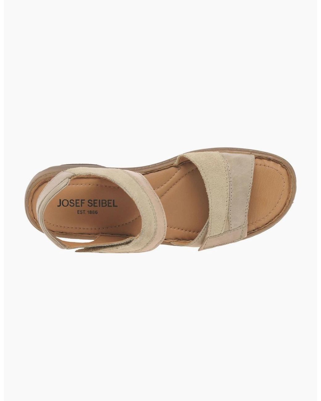 Josef Seibel Natural Debra 19 Leather Sandals
