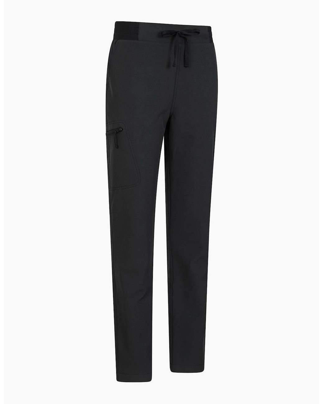 Mountain Warehouse Black Ladies Adventure Water Resistant Hiking Trousers