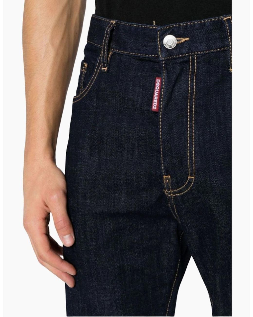 DSquared² Blue Dark Rinse Wash 642 Jeans for men