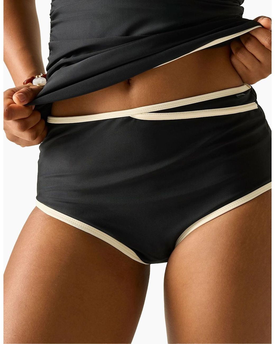Regatta Black Ladies Kyra High Rise Bikini Bottoms