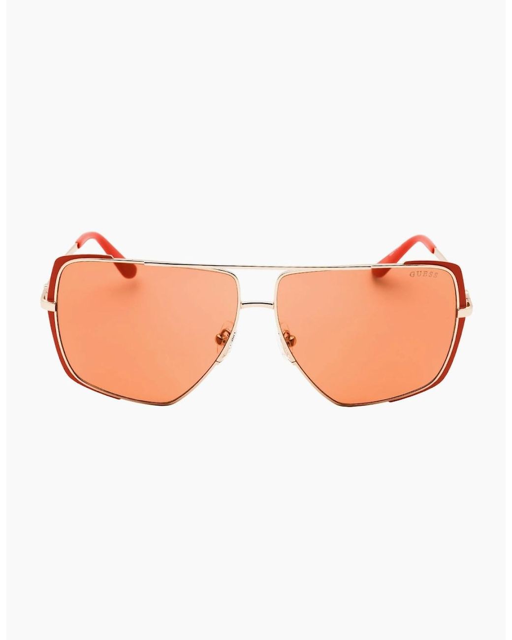 Guess Pink Matte Design Sunglasses