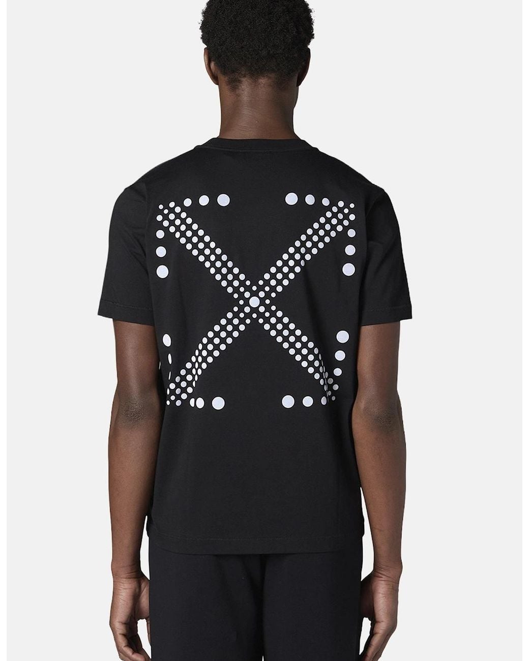 Off-White c/o Virgil Abloh Black Dotted Arrow Regular S/S Tee for men