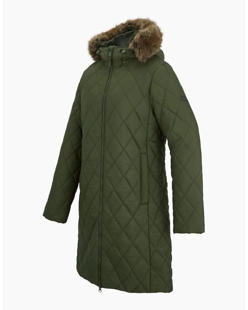 Regatta Green Ladies Fionne Long Length Jacket
