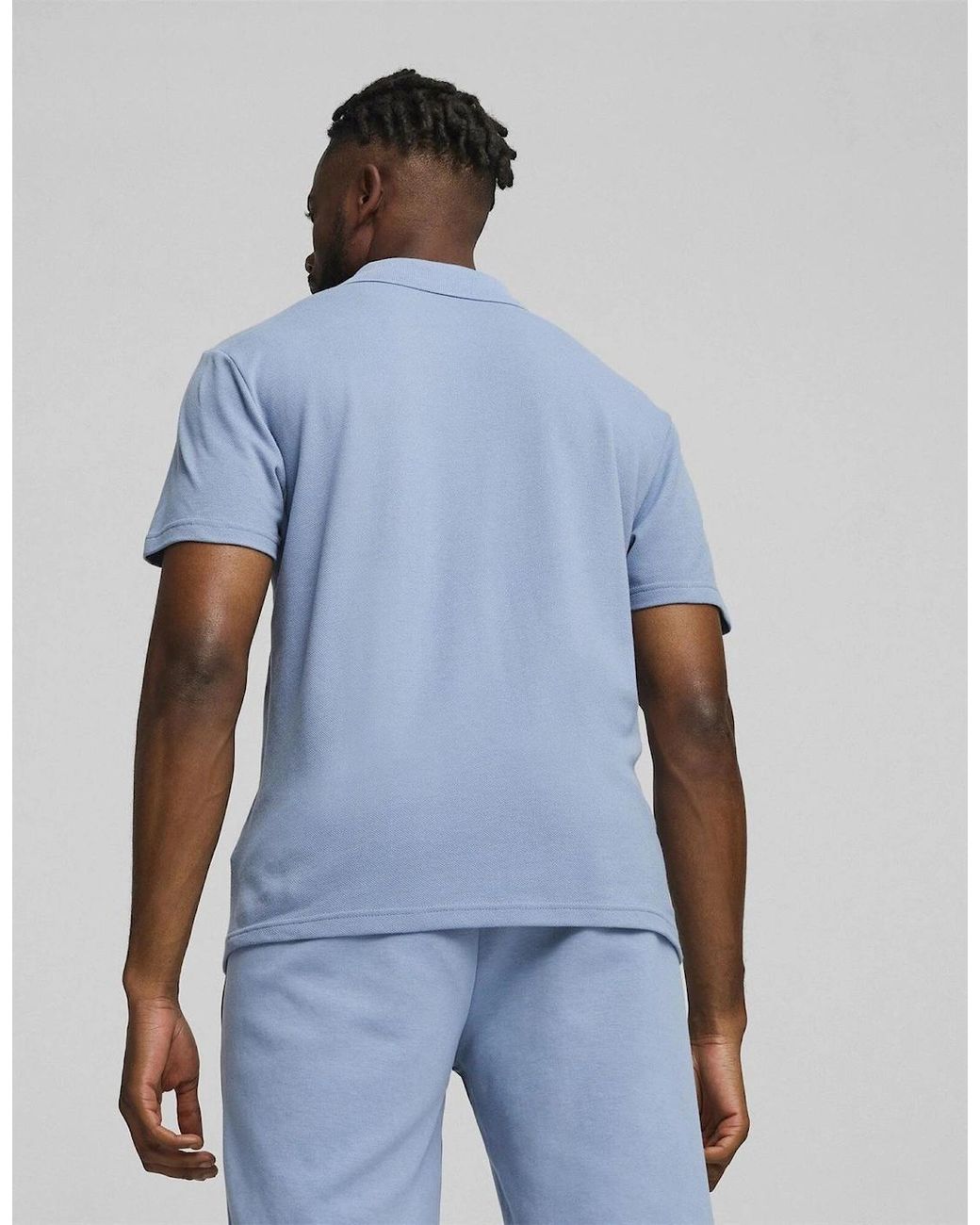 PUMA Blue Teamfinal Casuals Polo Shirt for men