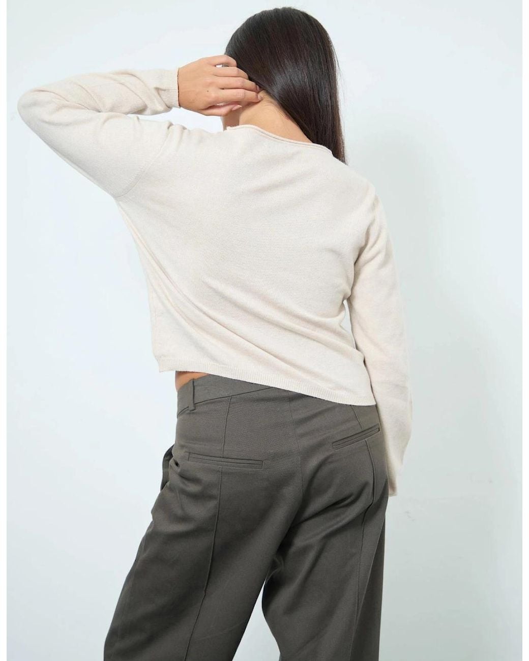 No Emotions UK Natural Alma Cardigan