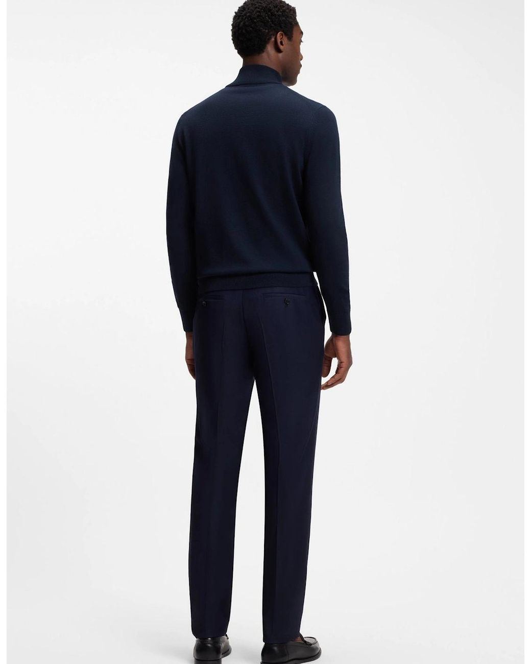 Boss Blue Boss H Ebenji Sweater 404 Dk for men