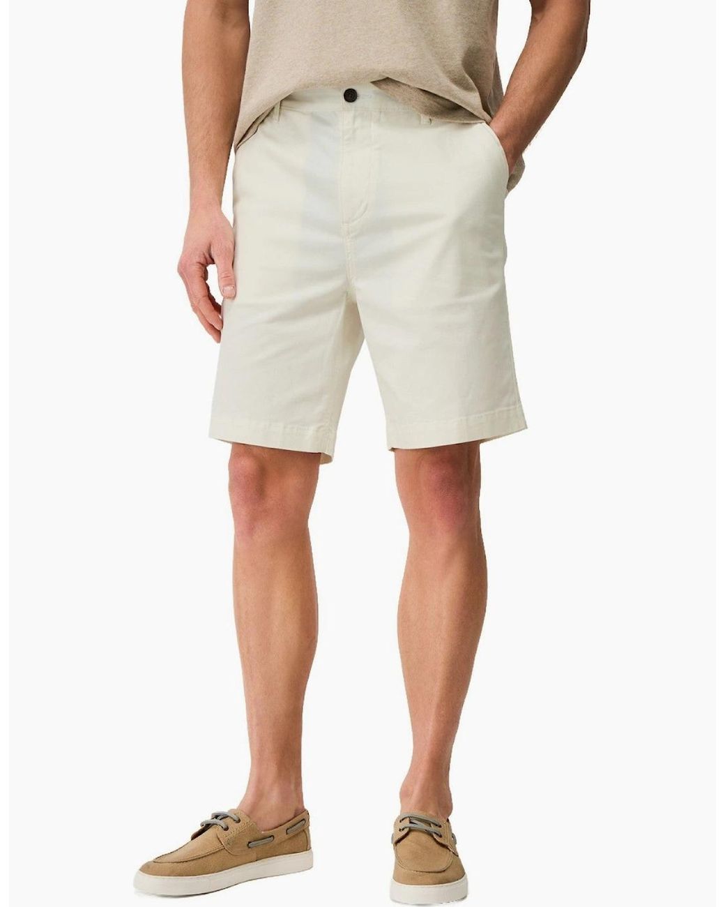 Crew Natural Bermuda Chino Shorts for men