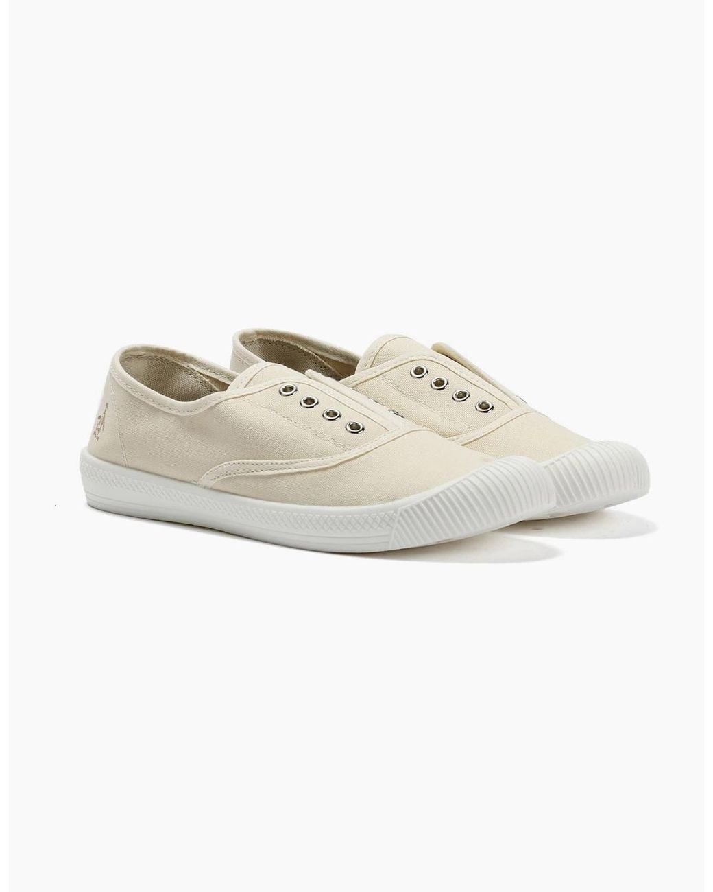 Original Penguin White Penguin Anita Canvas Off Pumps
