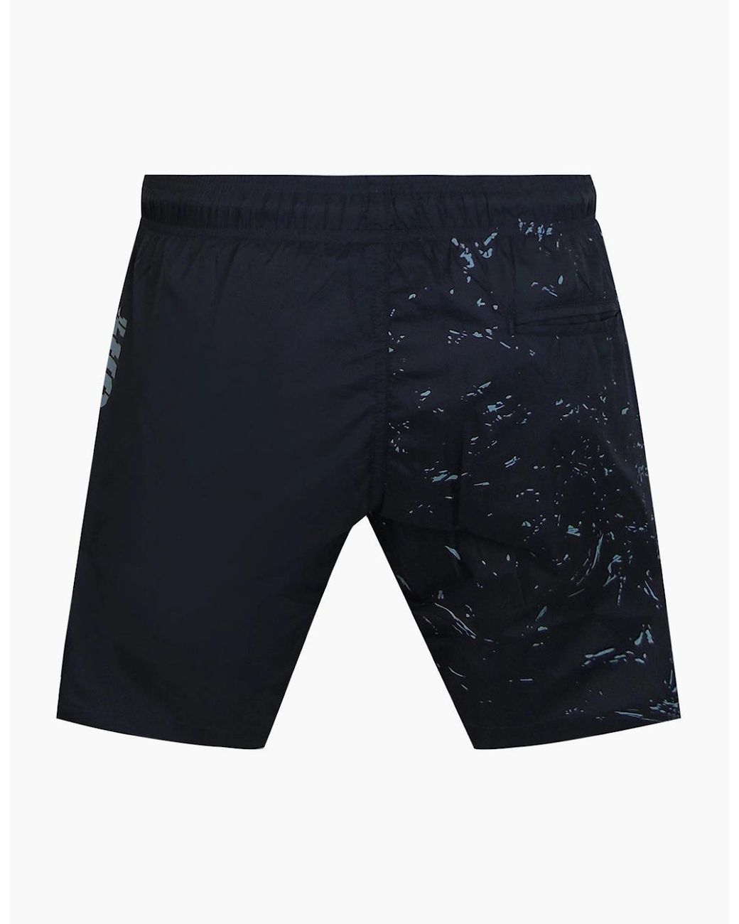 Philipp Plein Blue Plein Sport Water Tiger Logo Medium Boardshort Dark Swim Shorts