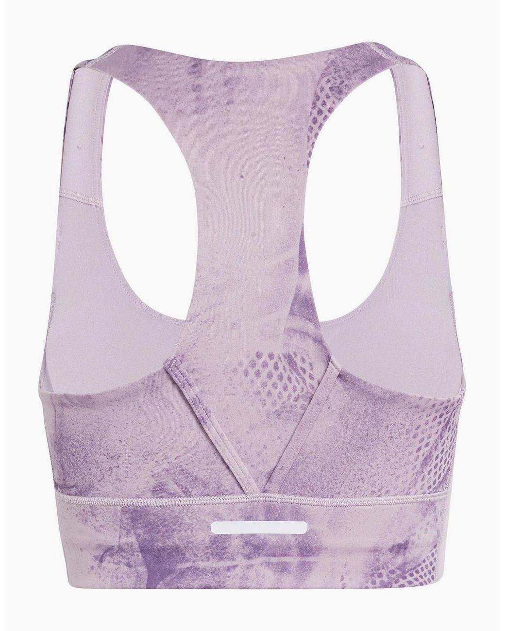 Adidas Purple Ladies Snakeskin Pocket Sports Bra