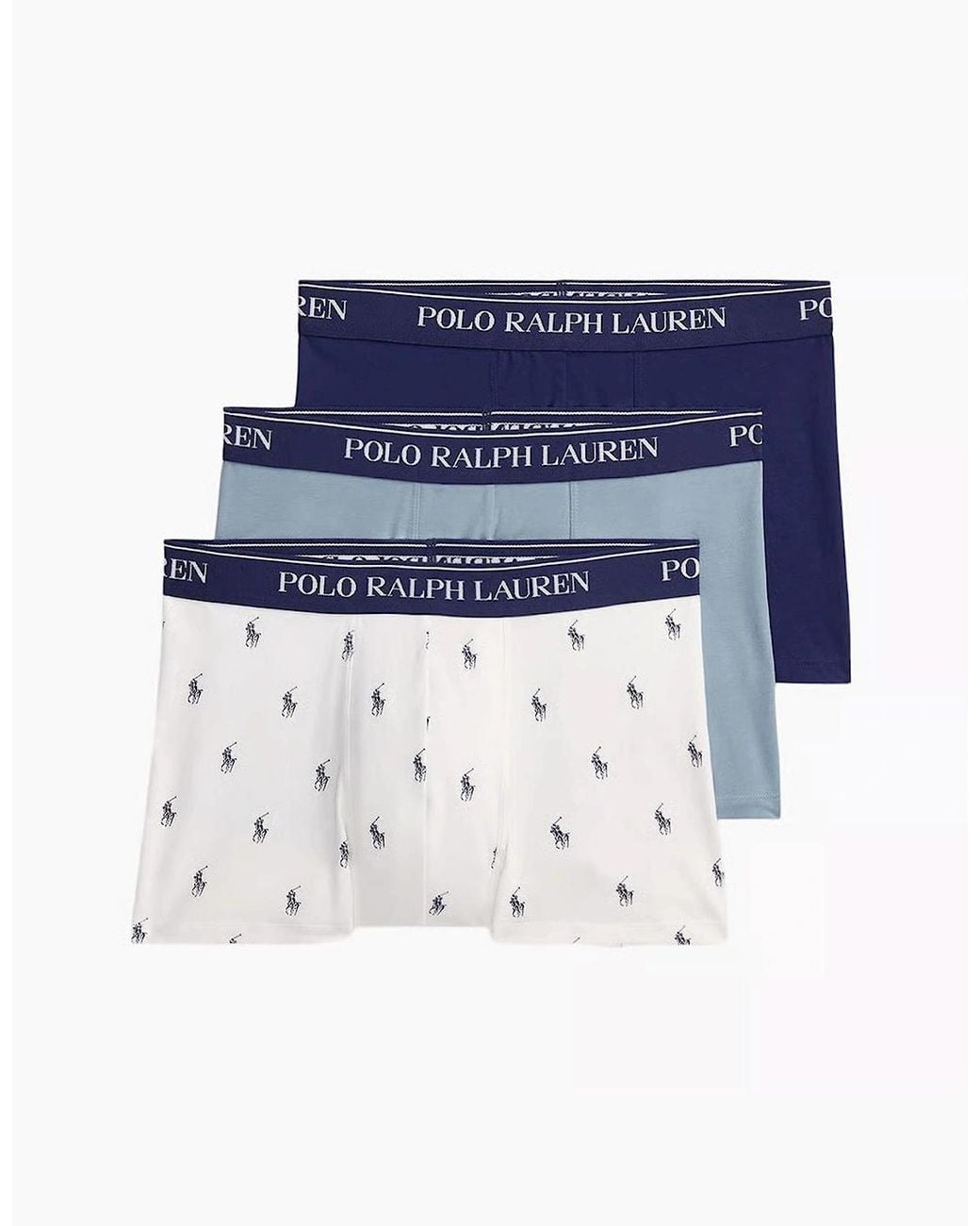 Polo Ralph Lauren Blue Classic Trunks Trunks Multicoloured for men