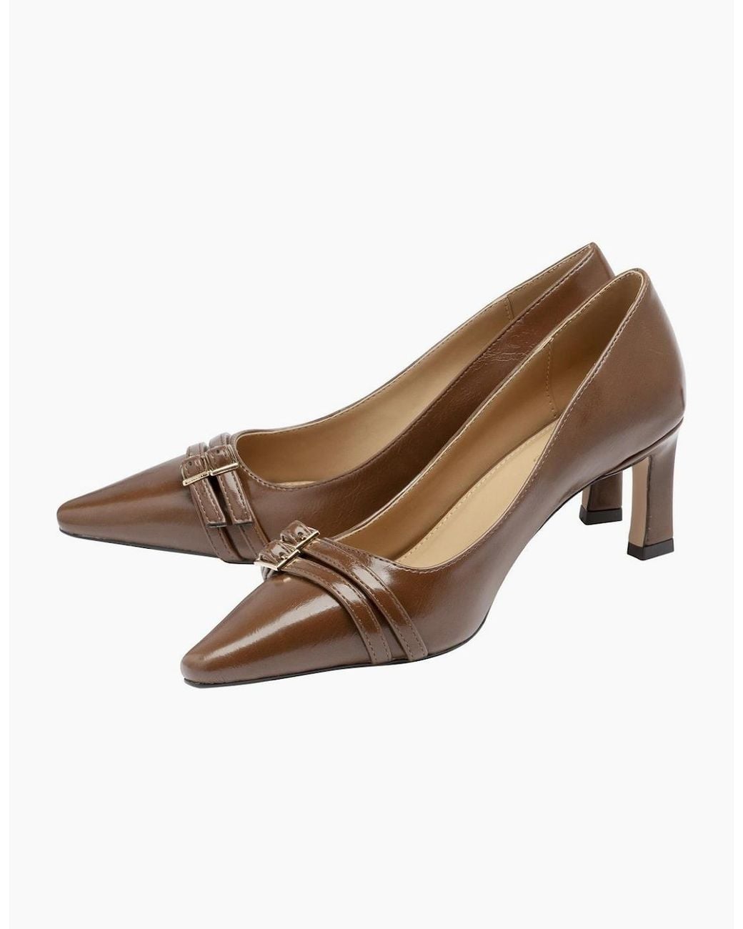 Lotus Brown Annalise Court Shoes