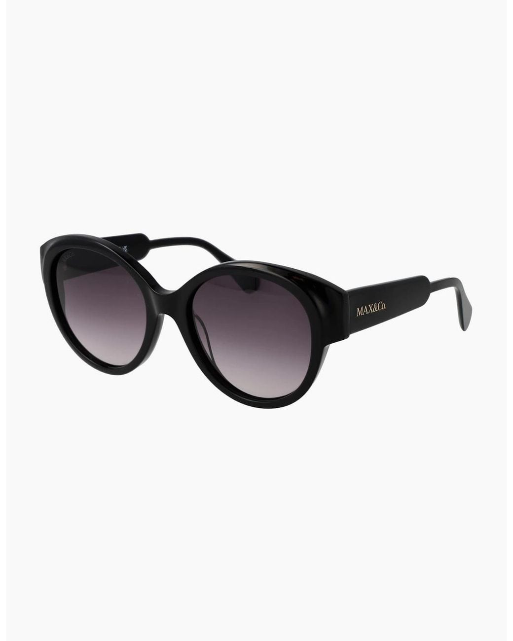 MAX&Co. Black Sunglasses Mo0076 01B 55
