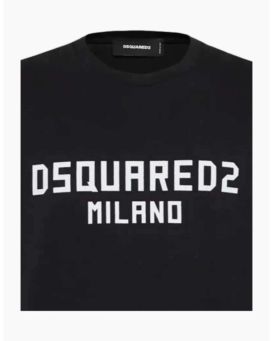 DSquared² Black Milano Cool Fit T Shirt for men