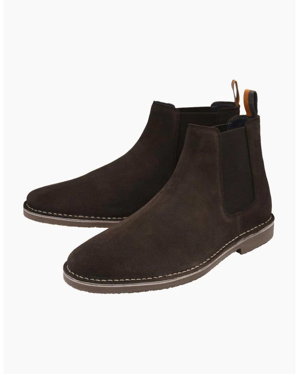 Frank Wright Black Whipp Chelsea Boots for men