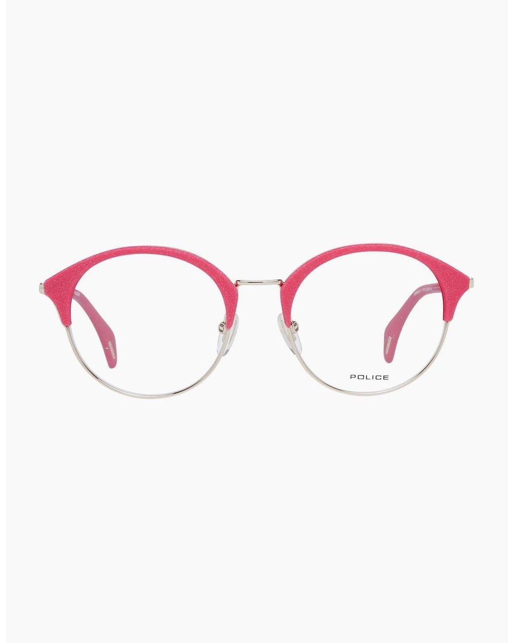 Police Pink Optical Frame Vpl730 300Y 50