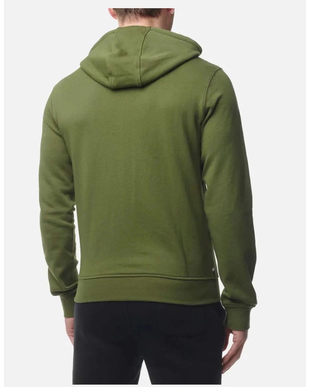 Aquascutum Green Active Big Logo Hoodie for men