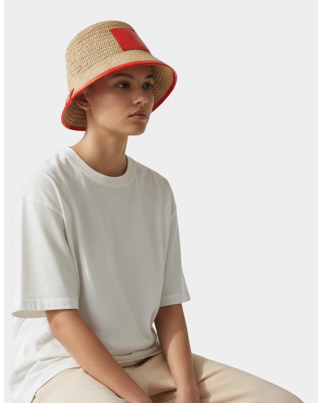 Jacquemus White Le Bob Soli Dark