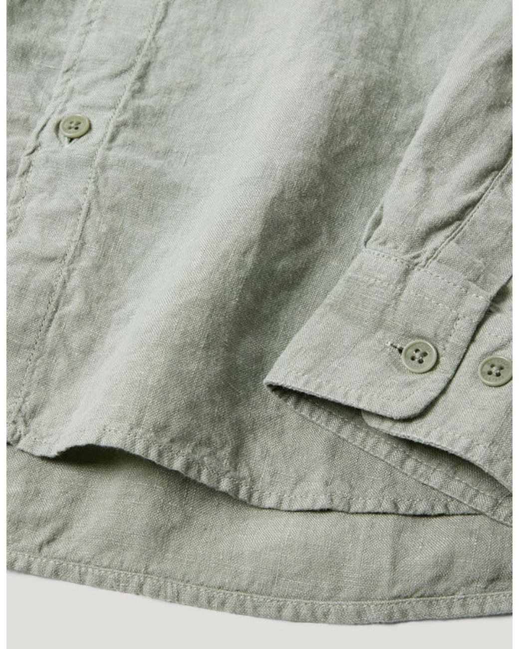 Belstaff Gray Scale Shirt Lichen for men
