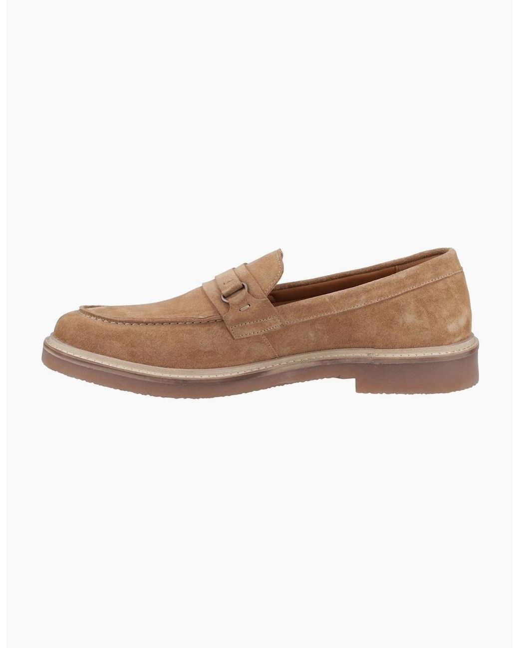 Hush Puppies Brown Gryffin Loafers for men