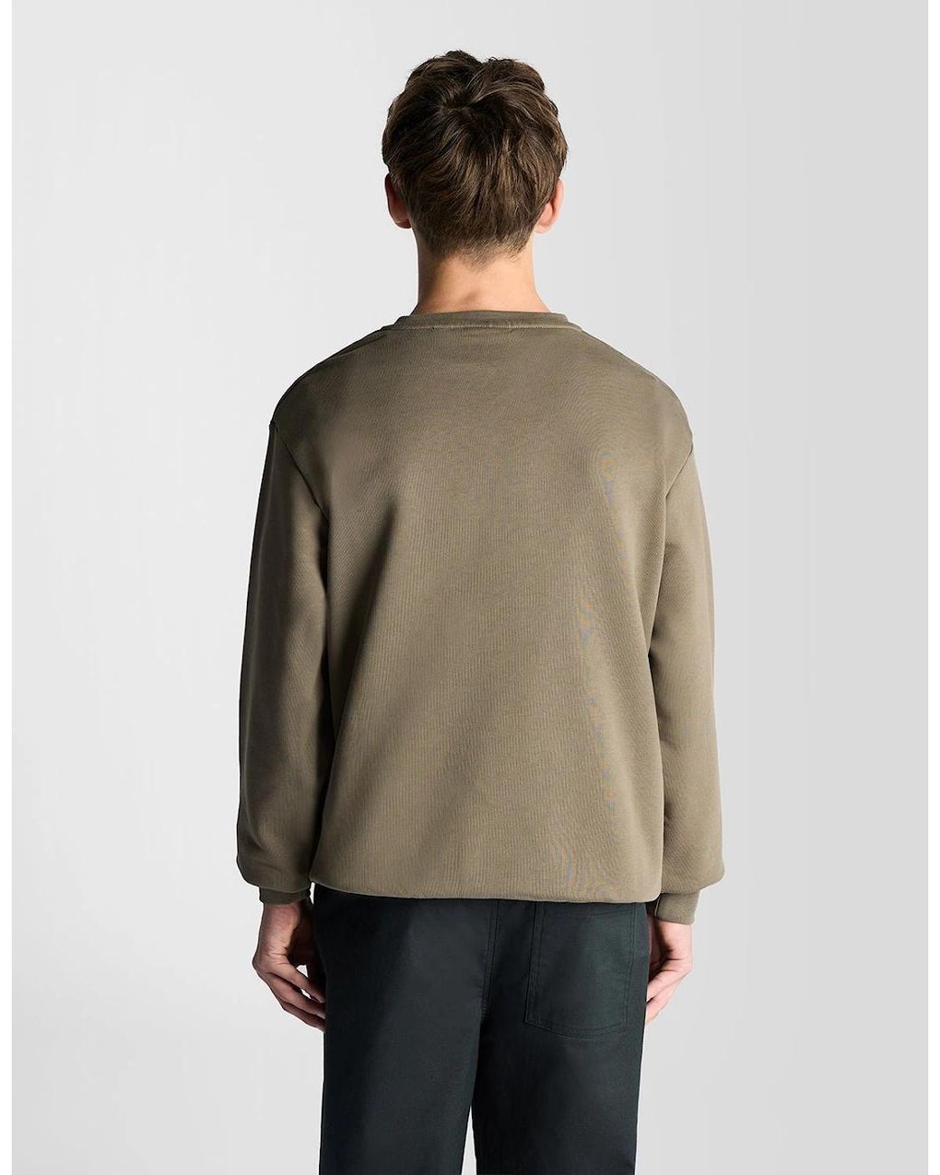 Lyle & Scott Natural Heavyweight Cotton Sweatshirt for men