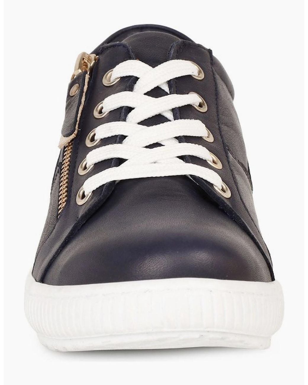 Jones Bootmaker Blue Padova Wide Trainers