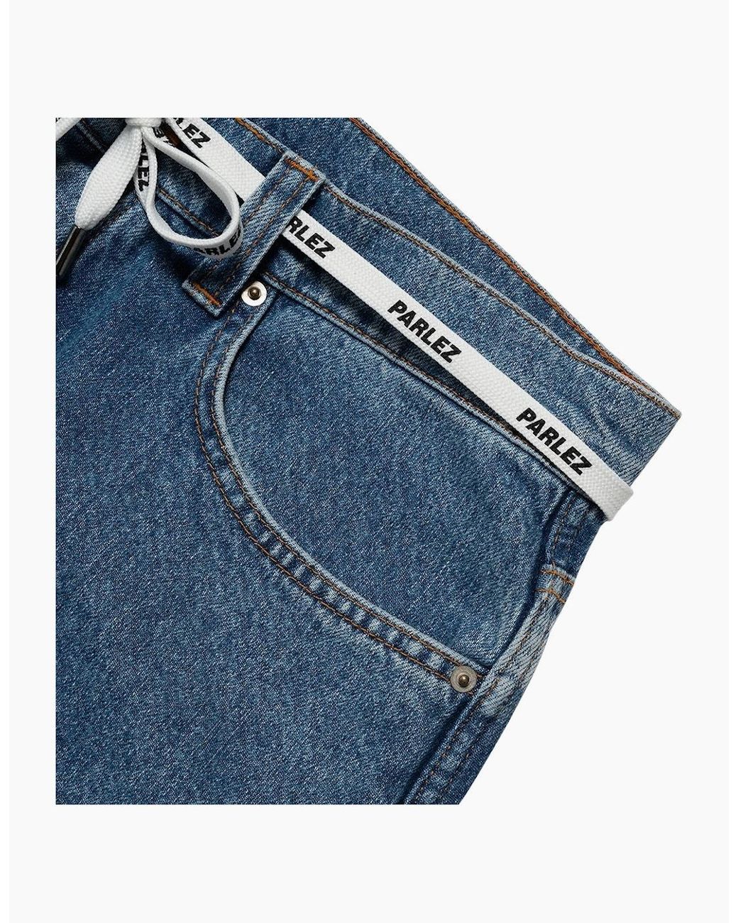 Parlez Blue Indy Denim Mid Jeans for men