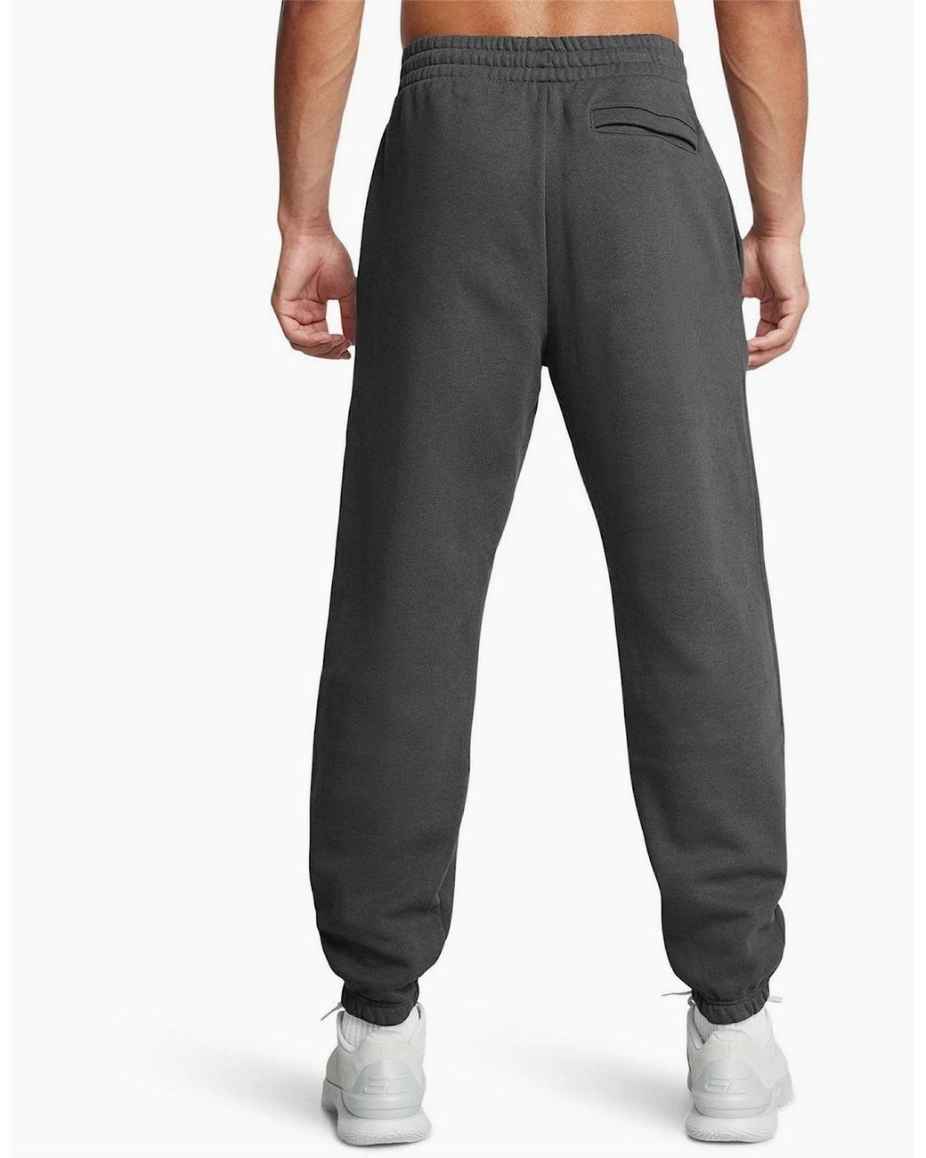 Under Armour Gray Curry Solid Patterned Running Joggers for men