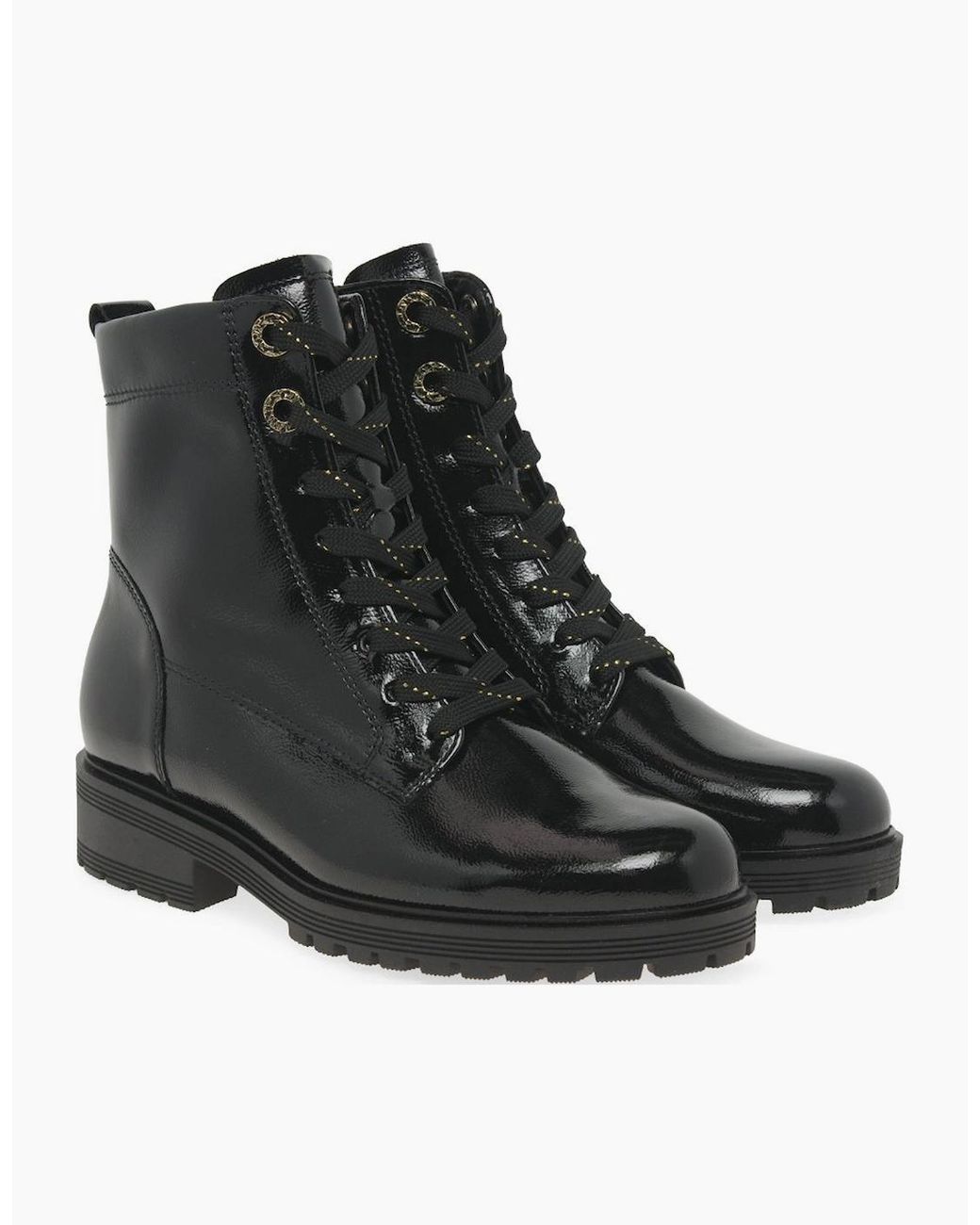 Gabor Black Flamboyant Ankle Boots