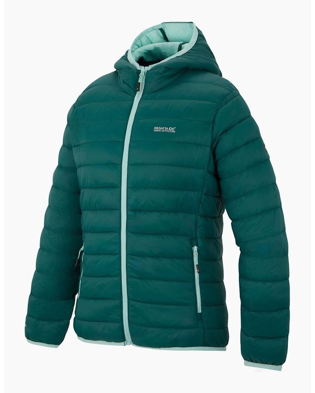 Regatta Green Ladies Marizion Hooded Padded Jacket