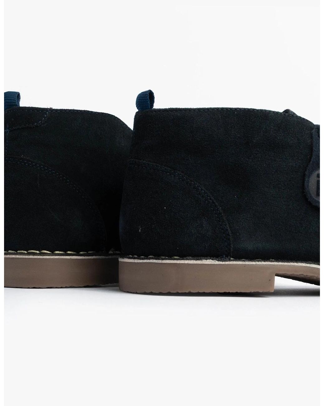 Popps Black Vespa Desert Boots