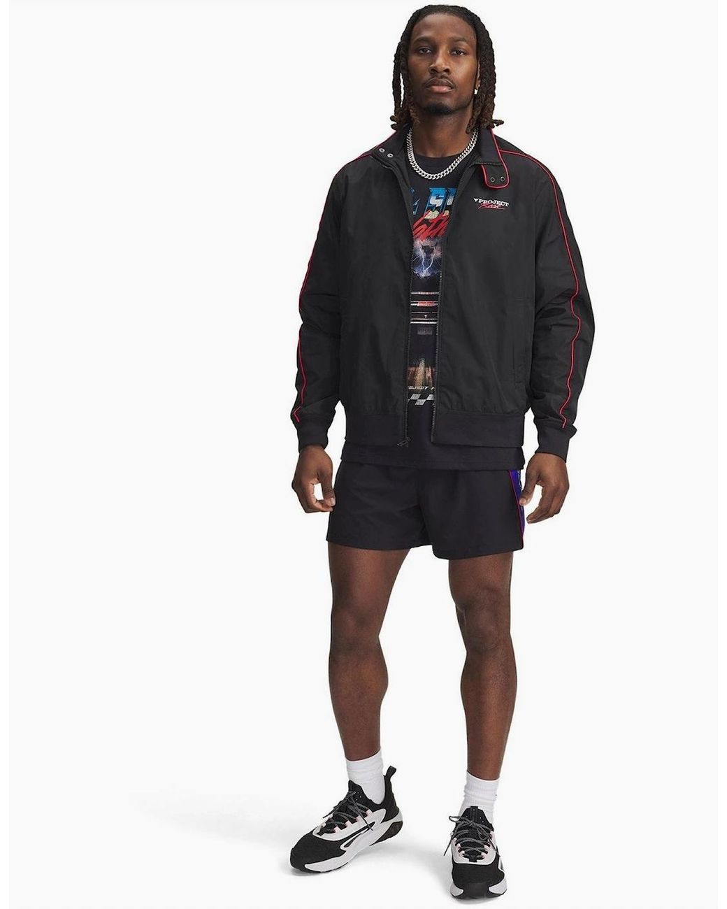 Under Armour Black Project Rock Training Jacket for men