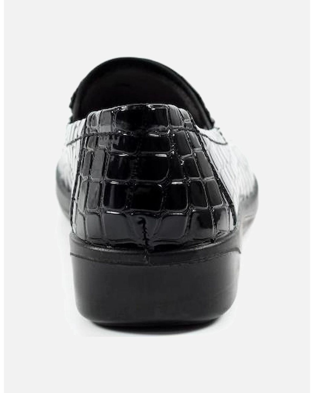 Lunar Black Nieve Comfort Shoe Fln007