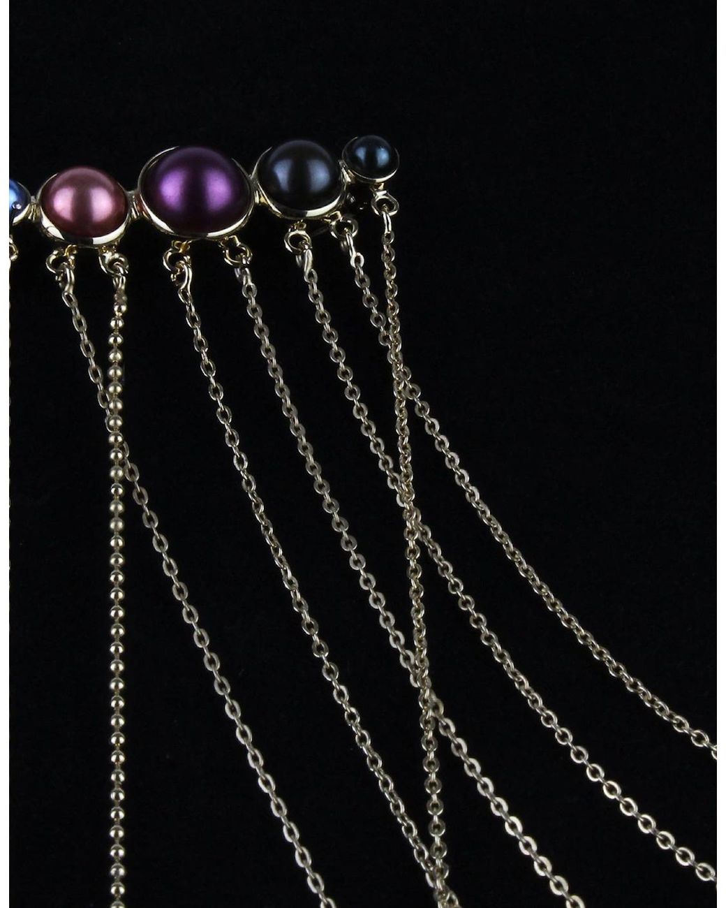 Elie Saab Black Brooch