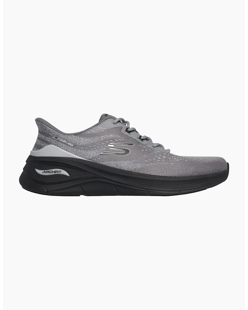 Skechers Gray Arch Fit 3.0 Textile Trainers for men