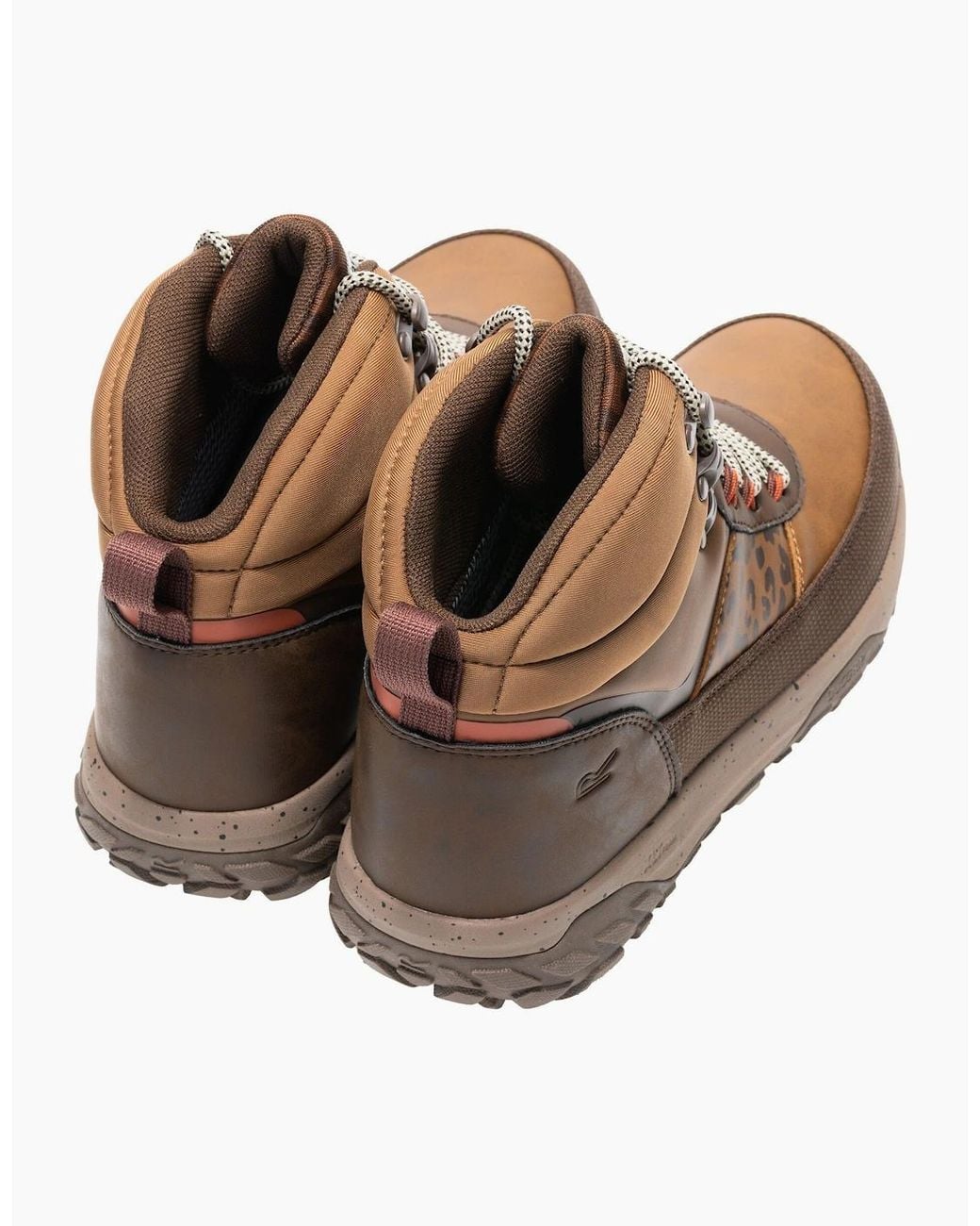 Regatta Brown Ladies Shayford Leopard Print Walking Boots