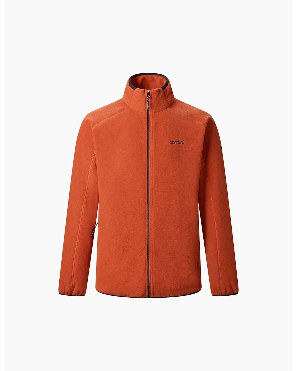 Regatta Orange Hadfield Full Zip Fleece Jacket for men