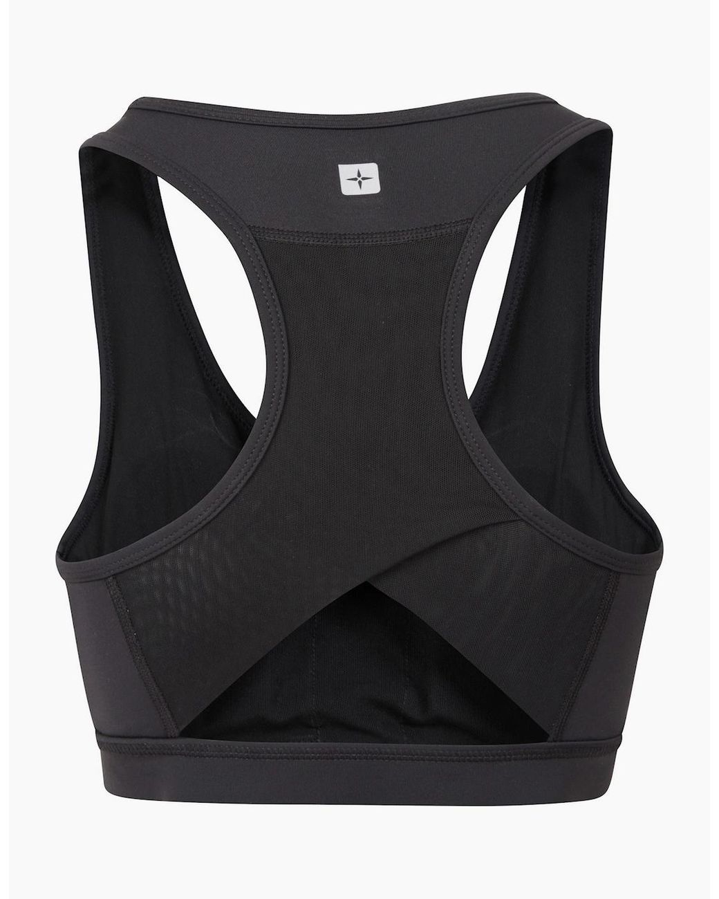 Mountain Warehouse Black Ladies Motion Mesh Sports Bra