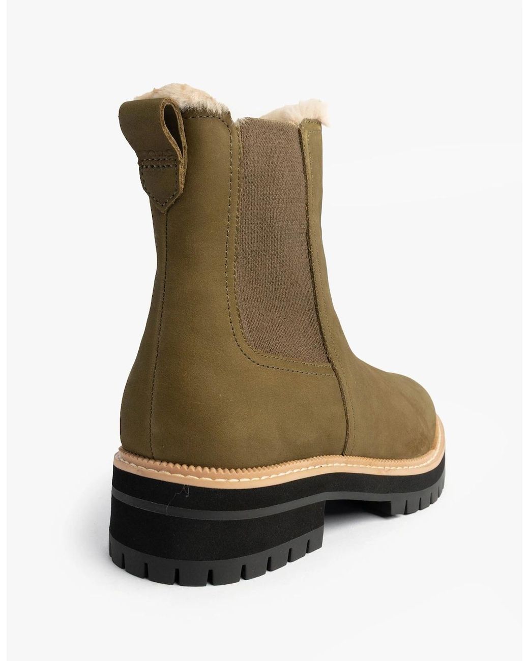 TOMS Green Bennet Ankle Boots