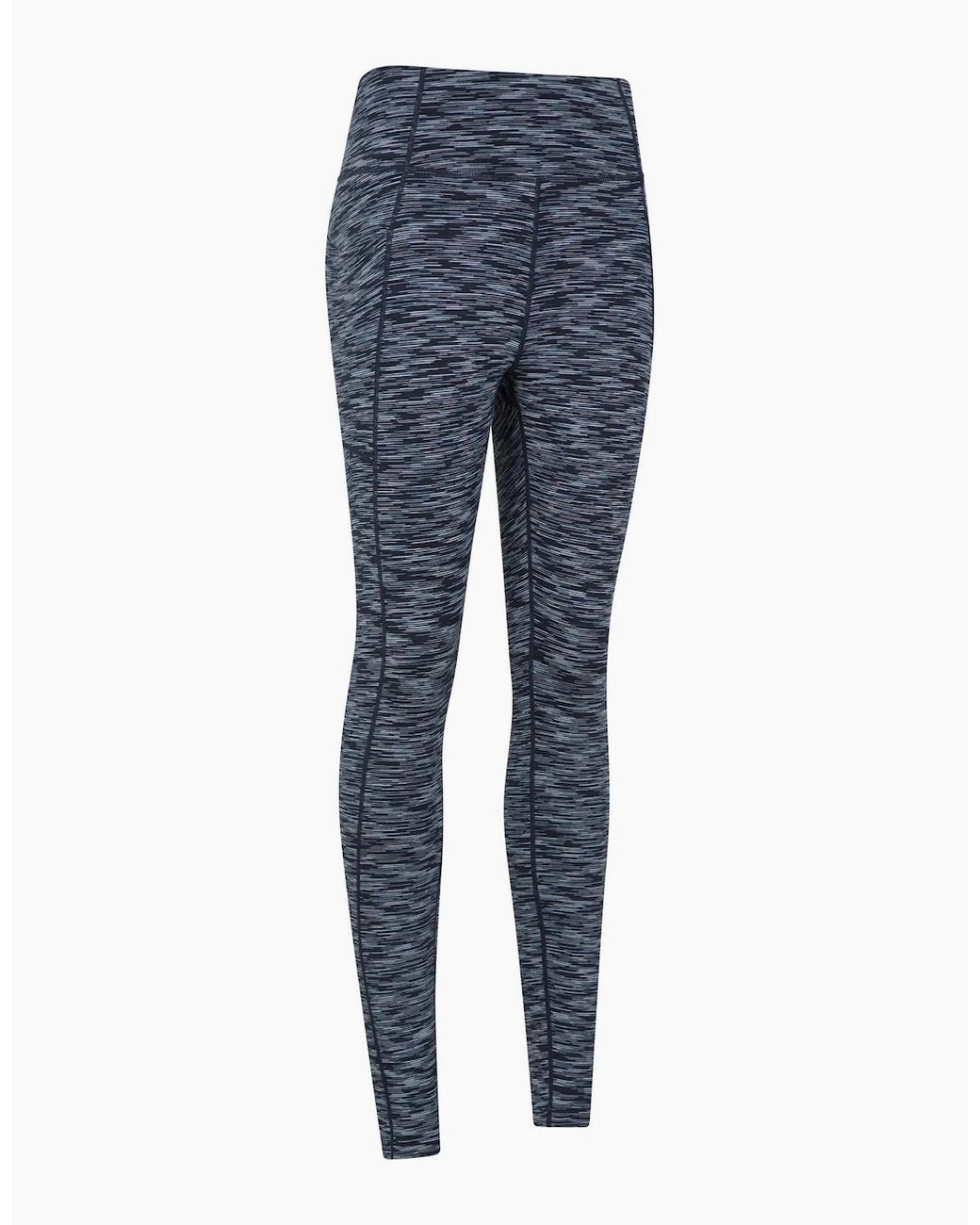 Mountain Warehouse Blue Ladies Breathe & Balance High Waist Leggings