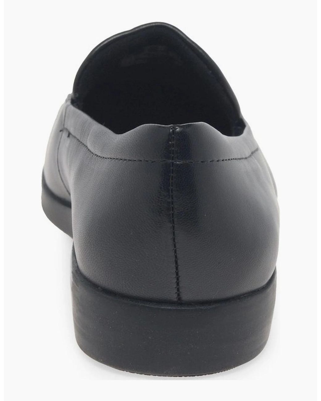 Clarks Black Georgia Wide Fit Loafers